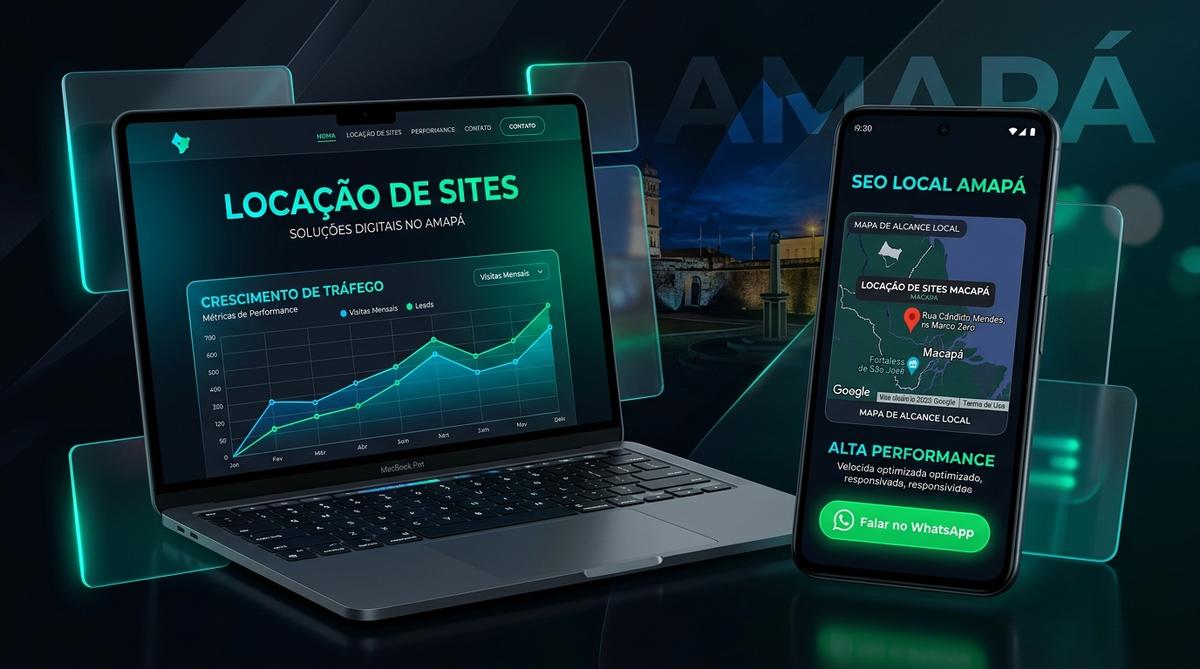 Locação de Sites no Amapá (AP) - Sites Profissionais e SEO Local em Macapá