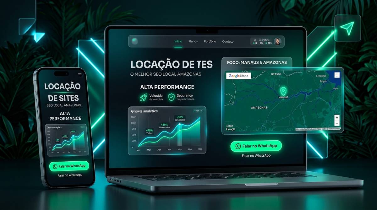 Locação de Sites no Amazonas (AM) - Presença Digital e SEO Local em Manaus