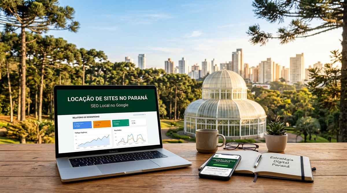 Locação de Sites no Paraná (PR) - Criação de Landing Pages e SEO Local em Curitiba