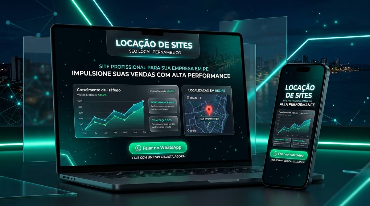 Locação de Sites em Pernambuco (PE) - Sites Otimizados para Google em Recife
