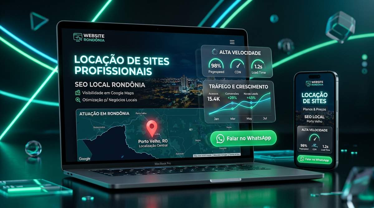 Locação de Sites em Rondônia (RO) - Presença Web e SEO Local em Porto Velho