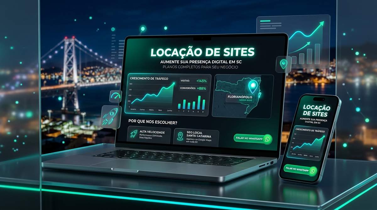 Locação de Sites em Santa Catarina (SC) - Landing Pages e SEO Local em Florianópolis